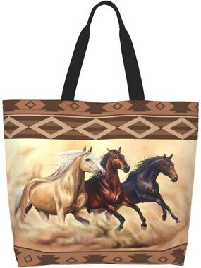 Tote Bag for Women,Large Beach Bag Reusable Grocery Bags Casual Shoulder Bag Han